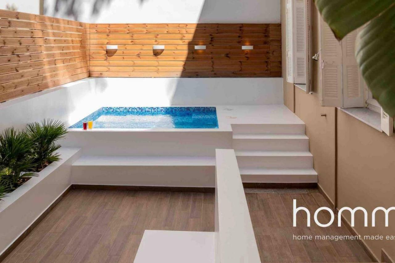 Nemeseos Ground Floor Homm Apartment With Roof Garden And Wading Pool Афины Экстерьер фото
