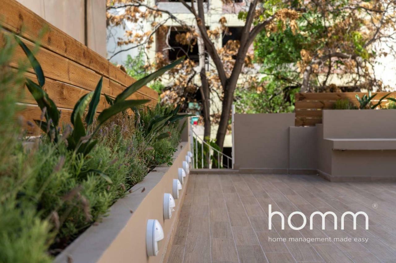 Nemeseos Ground Floor Homm Apartment With Roof Garden And Wading Pool Афины Экстерьер фото
